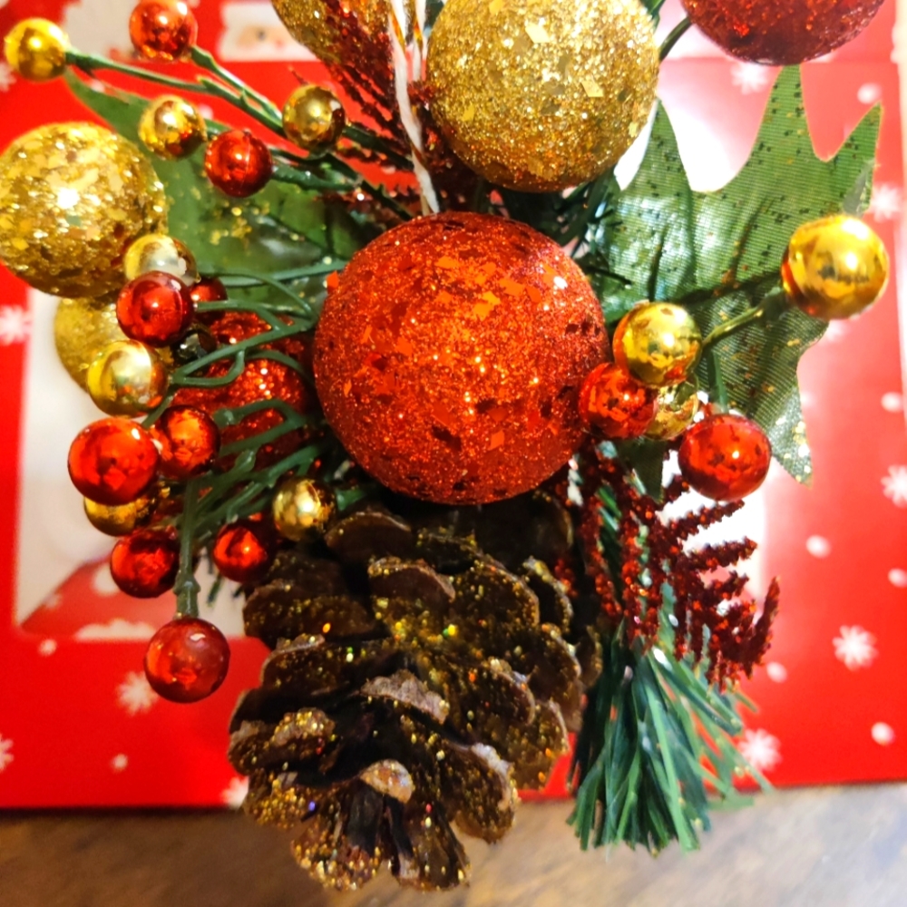 Handmade Pinecone Ornaments